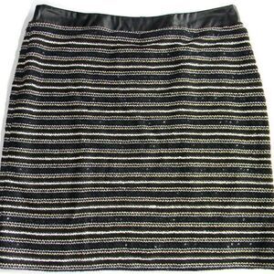 NWT Sanctuary Metallic Mini Skirt Faux Leather Waist